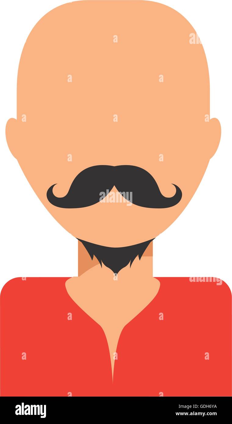 mustache guy icon Stock Vector Image & Art Alamy