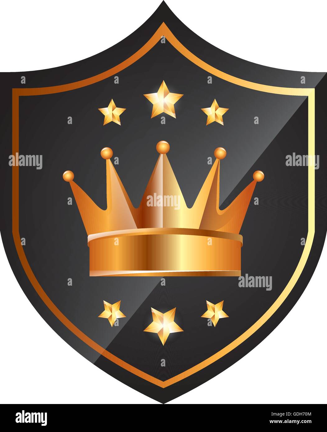 gold crown vector Stock Vector Image & Art - Alamy