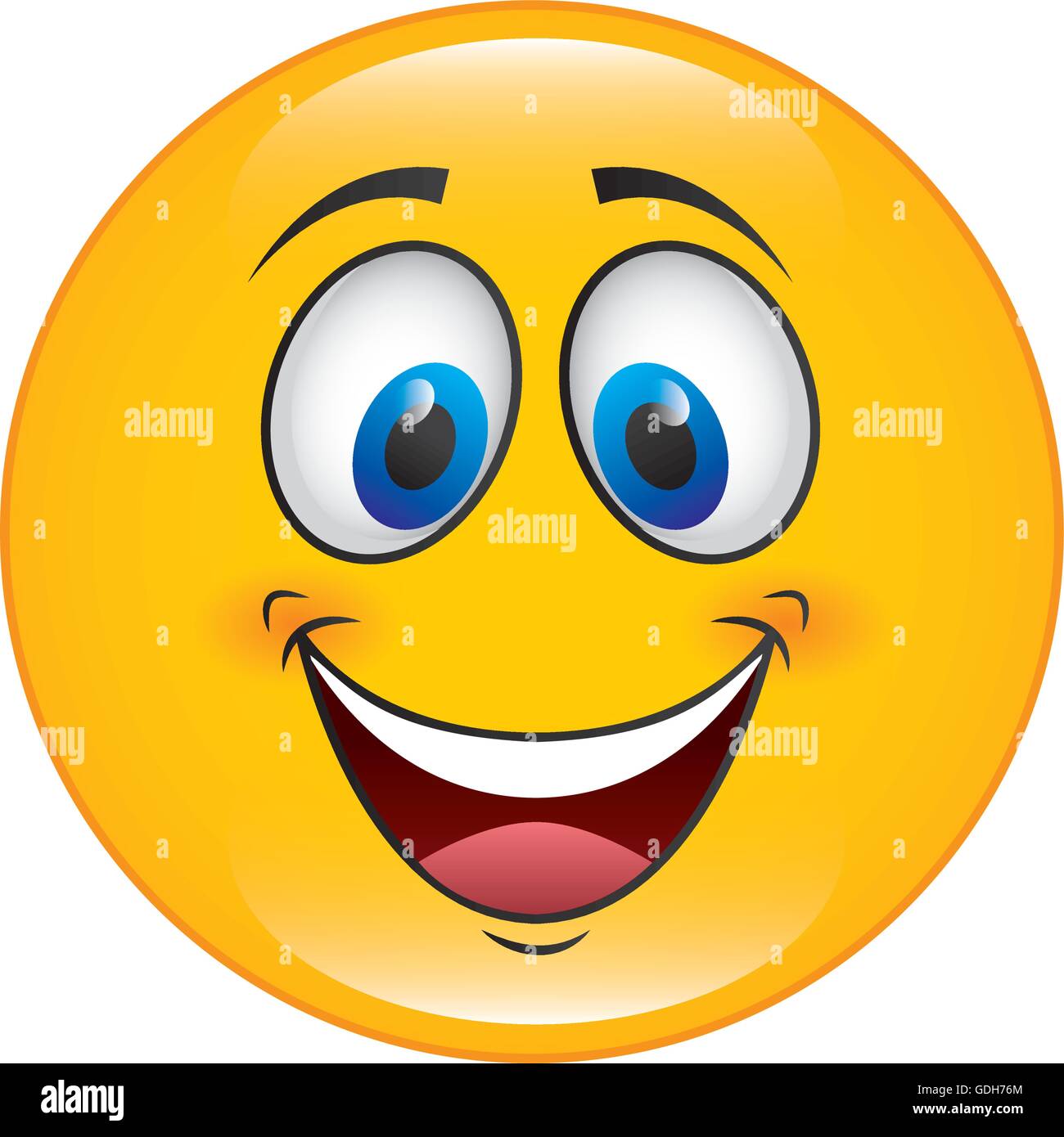 happy cartoon icon Stock Vector Image & Art - Alamy