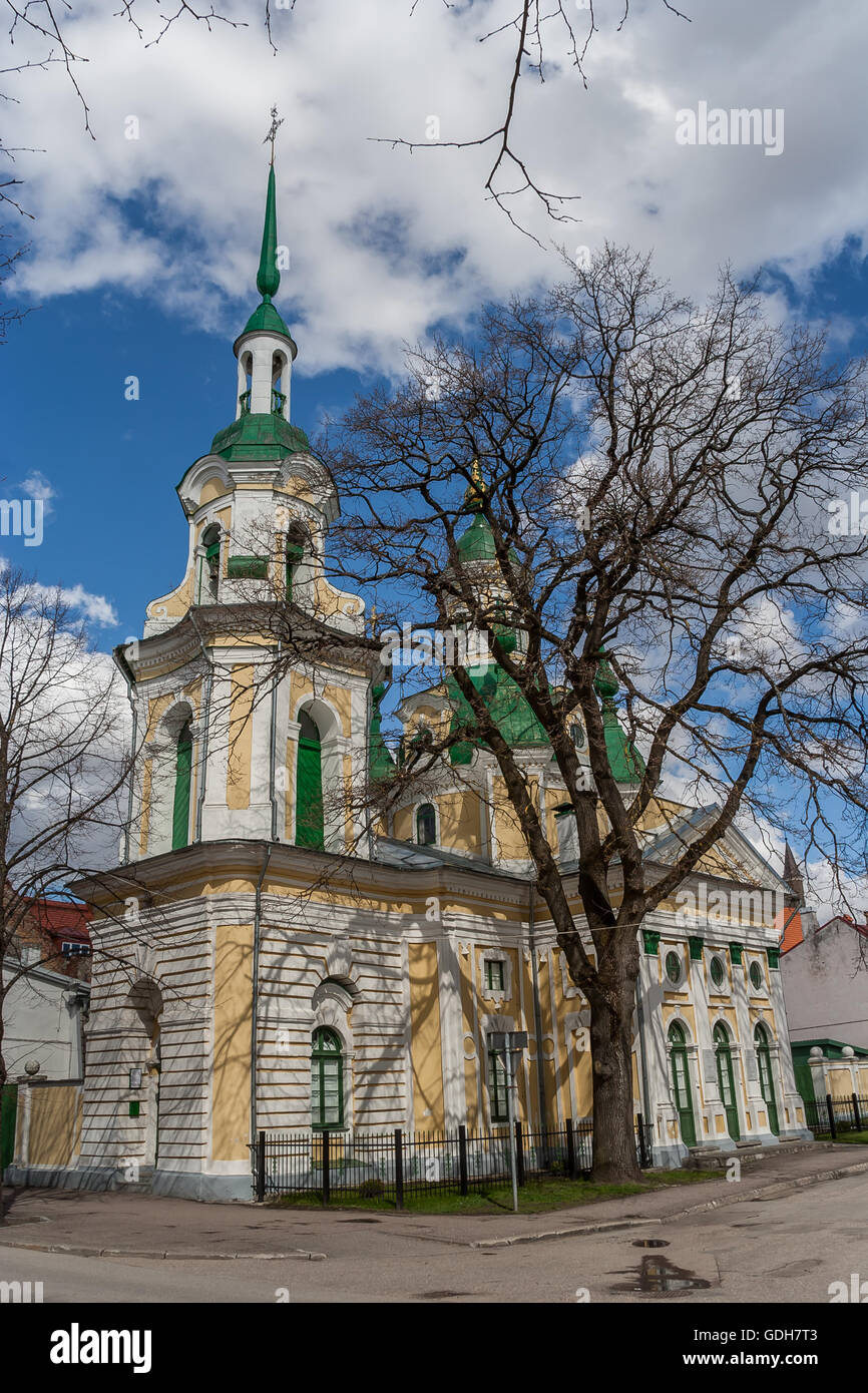 Saint Catherine Church in Parnu, south Estonia Stock Photo