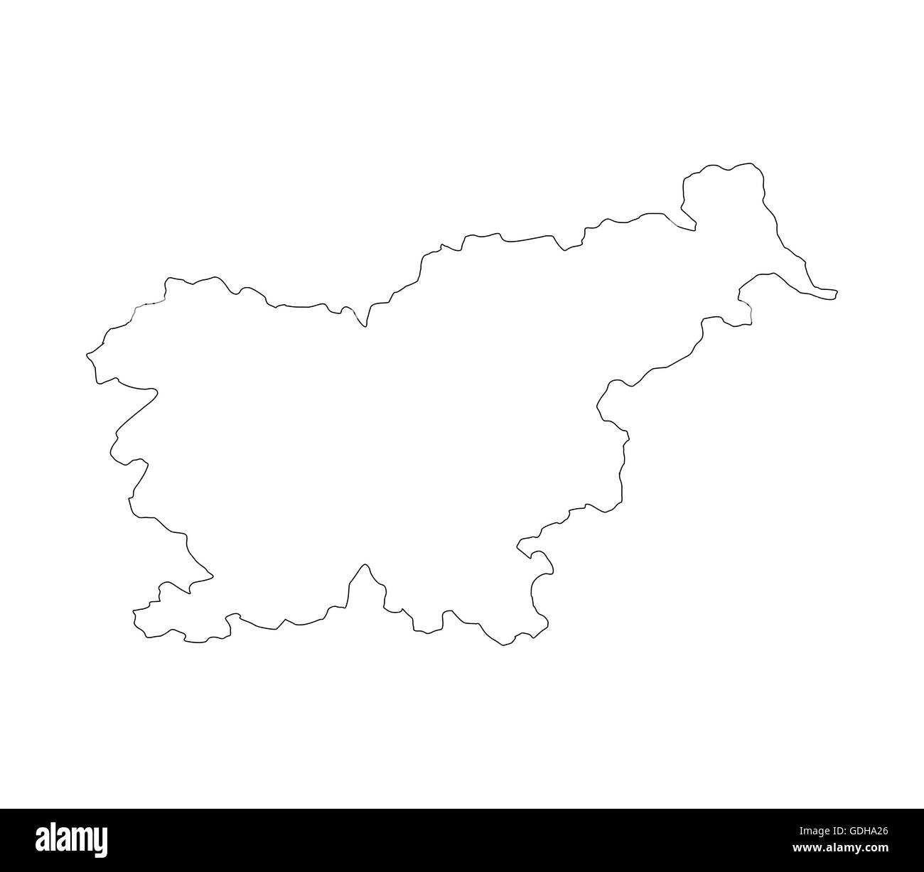 map of slovenia Stock Photo - Alamy