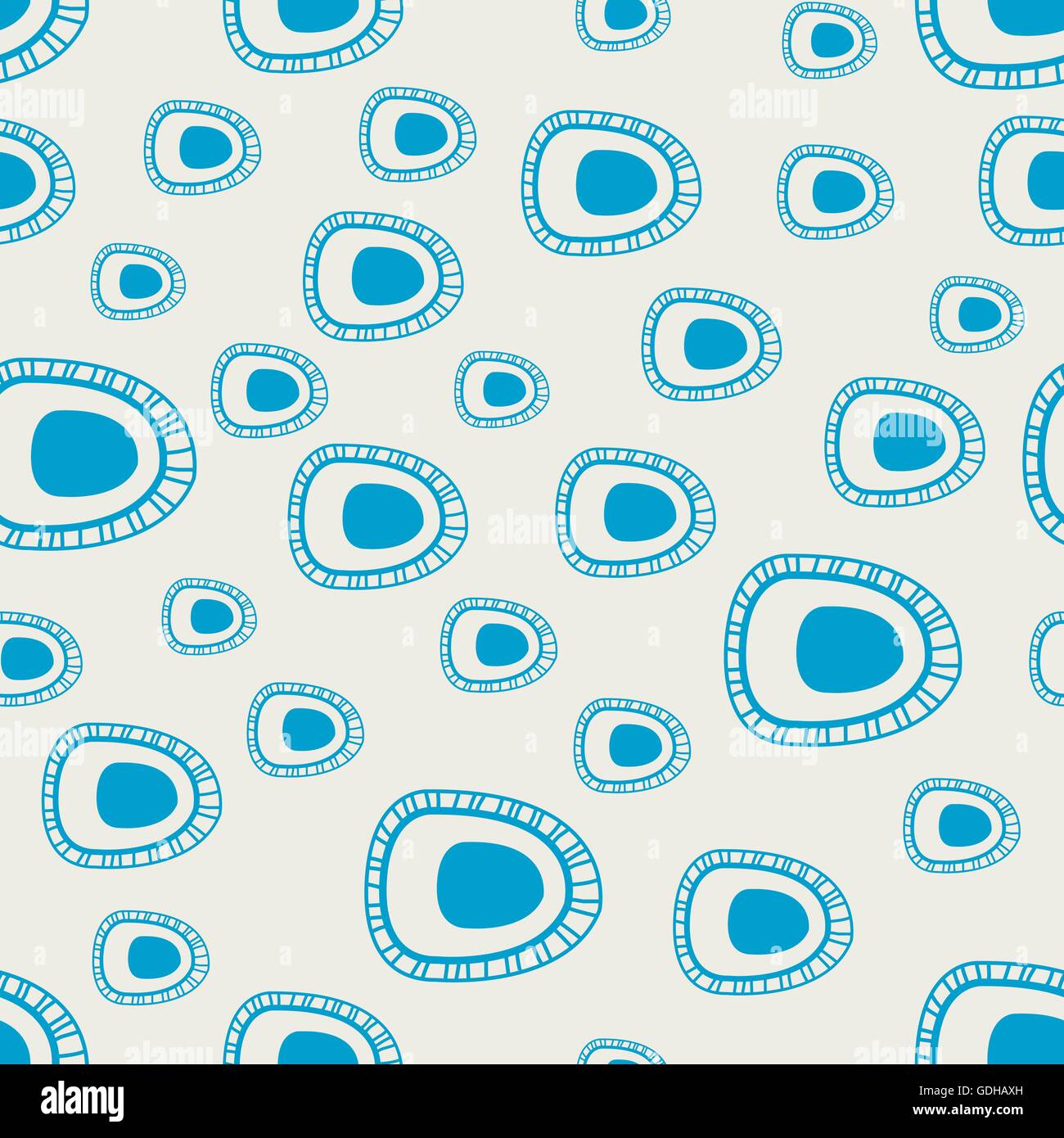 Seamless retro pattern with circles and dots Stock Vector Image & Art ...