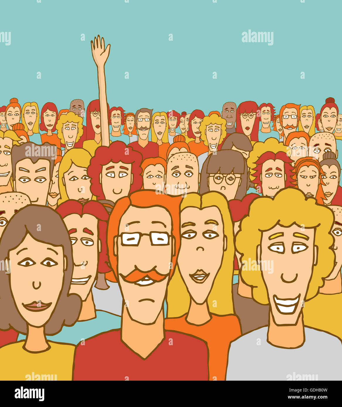 Cartoon people crowd hi-res stock photography and images - Alamy Cartoon people crowd hi-res stock photography and images - Alamy