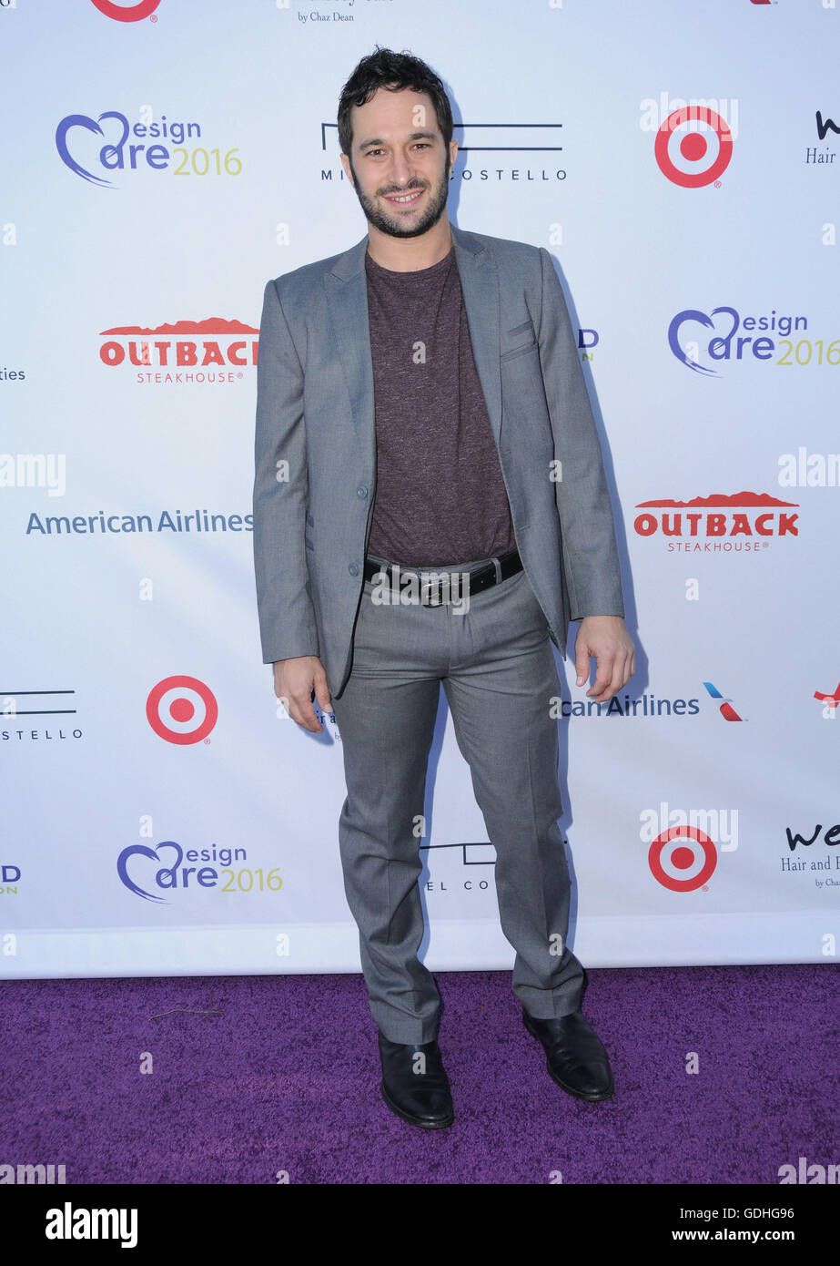 Pacific Palisades, CA, USA. 16th July, 2016. 16 July 2016 - Pacific Palisades, California. Aaron Wolf. Arrivals for HollyRod Foundation's 18th Annual DesignCare Gala held at Private Residence in Pacific Palisades. Photo Credit: Birdie Thompson/AdMedia Credit:  Birdie Thompson/AdMedia/ZUMA Wire/Alamy Live News Stock Photo