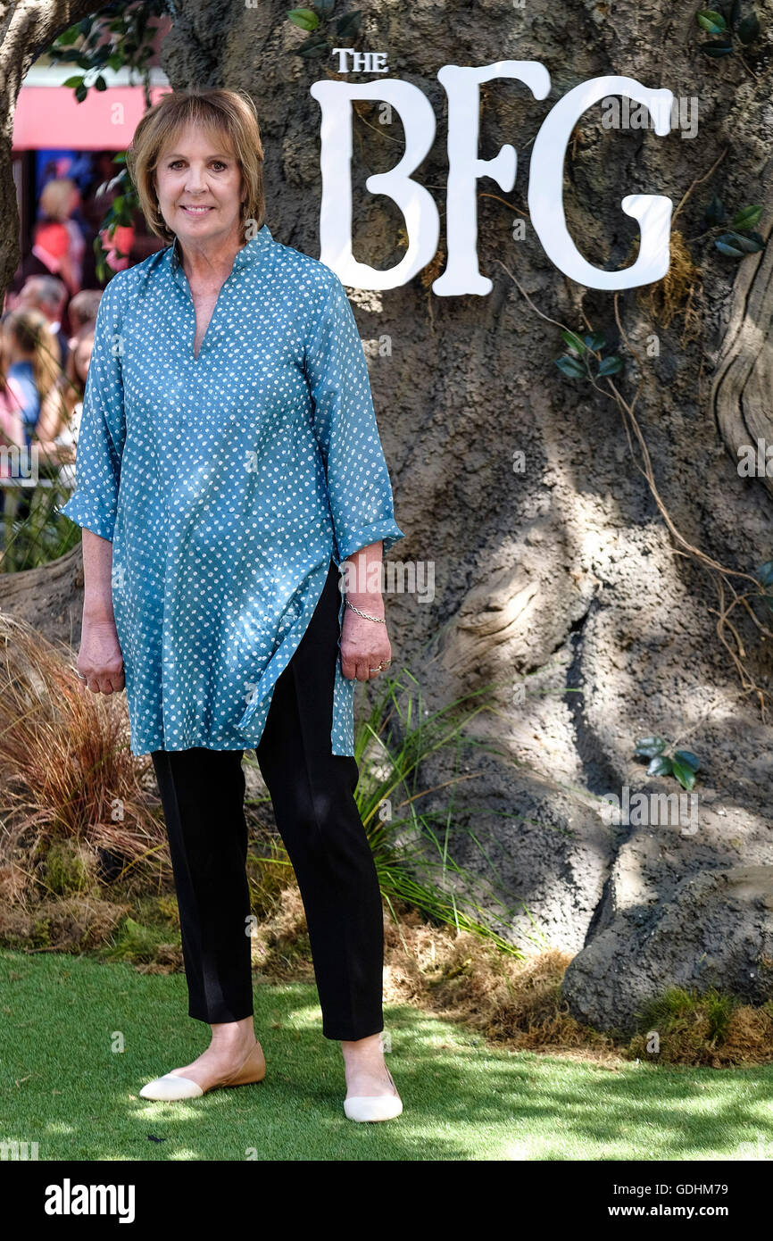 UK premiere of THE BFG on 17/07/2016 at ODEON Leicester Square, London. Pictured: Penelope Wilton. Picture by Julie Edwards Stock Photo