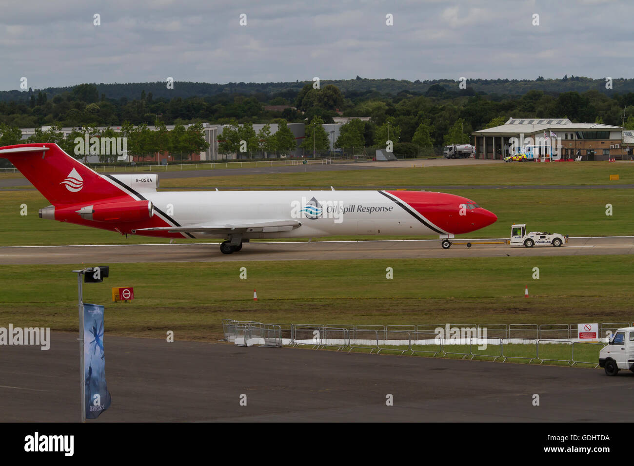 Farnborough,UK,17th July 2016, Boeing 727 oil spill response plane is