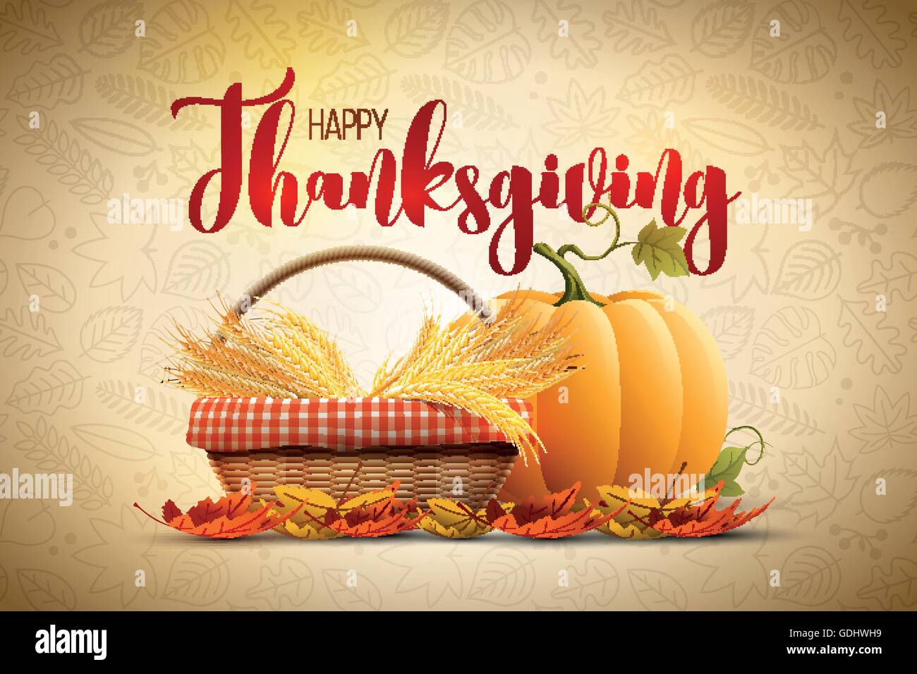 Happy Thanksgiving Day Poster Design Template