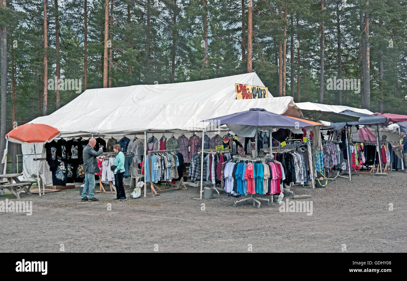 Morokulien Border between Norway and Sweden, Market Stock Photo