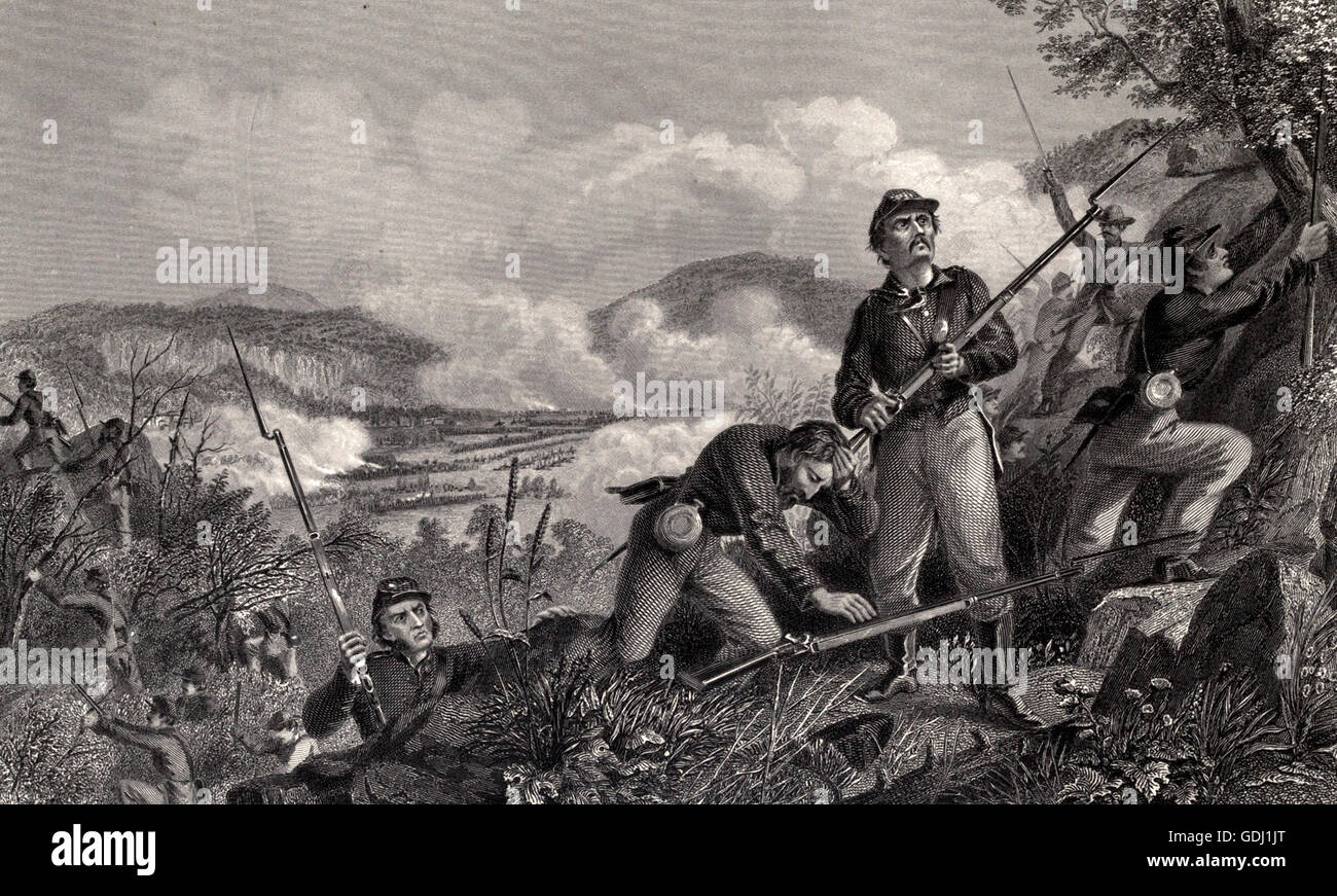 Battle of lookout mountain hires stock photography and images Alamy