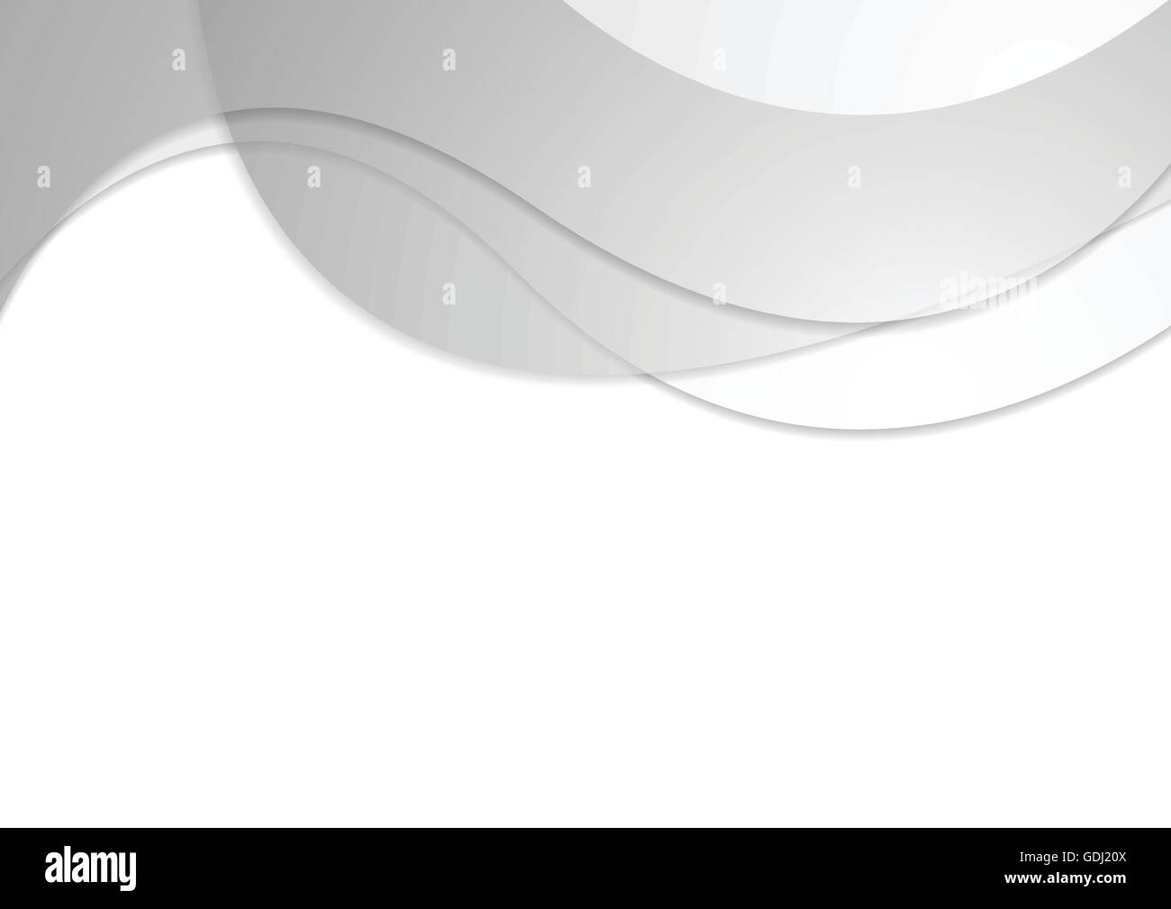 Grey corporate wavy abstract background. Vector design Stock Vector ...