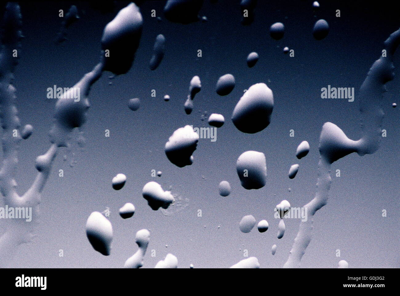 geography / travel, water, waterdrops on glass, studio shot, Stock Photo