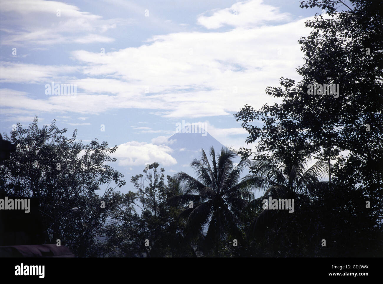 geography / travel, Indonesia, Java, Mount Merapi, active Stock Photo ...