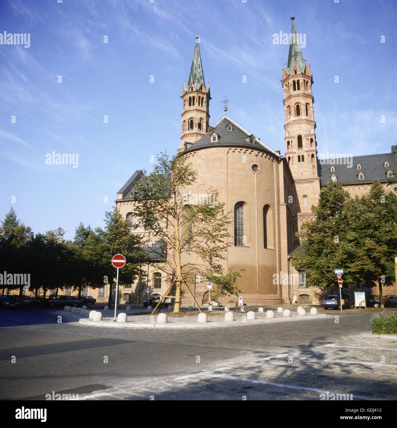 Wuerzburg Cathedral Stock Photo