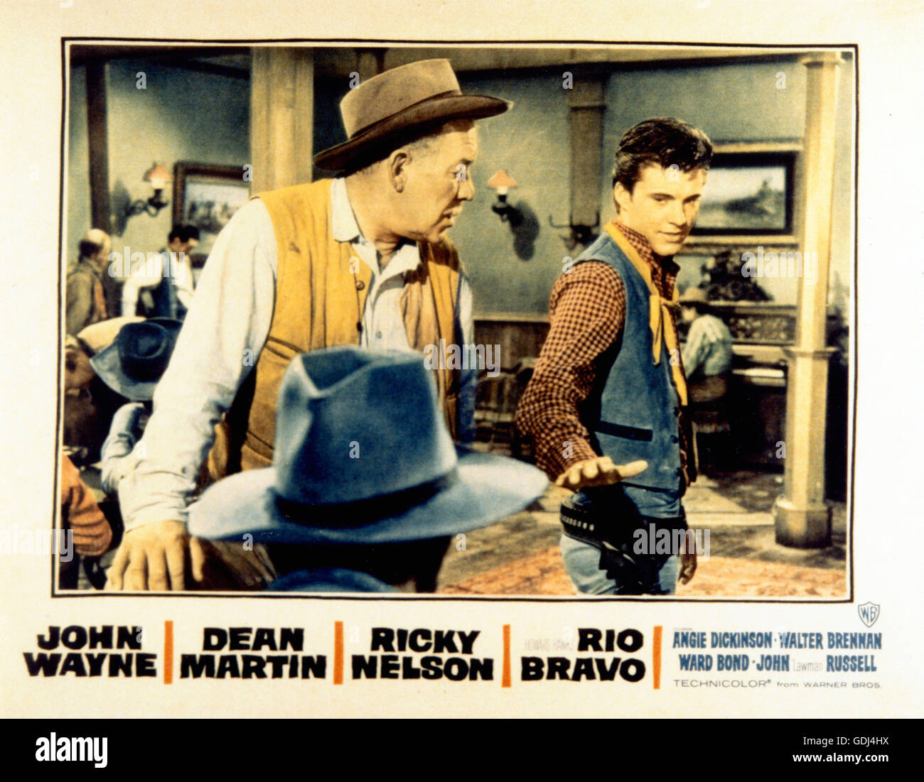 Rio Bravo, USA 1959, Regie: Howard Hawks, Darsteller: Ward Bond, Ricky Nelson Stock Photo