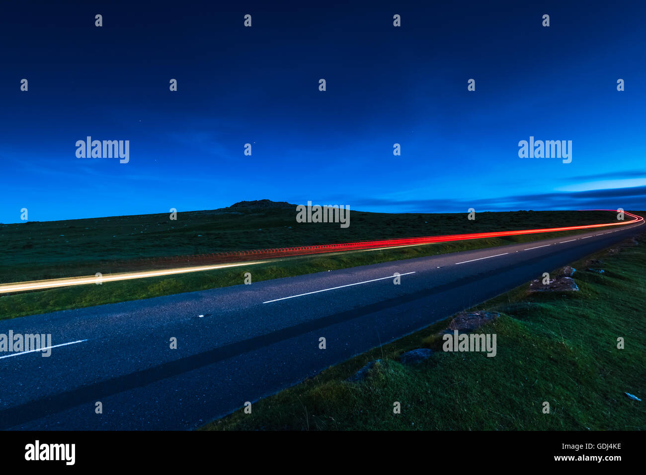 Car streak light sky hi-res stock photography and images - Alamy
