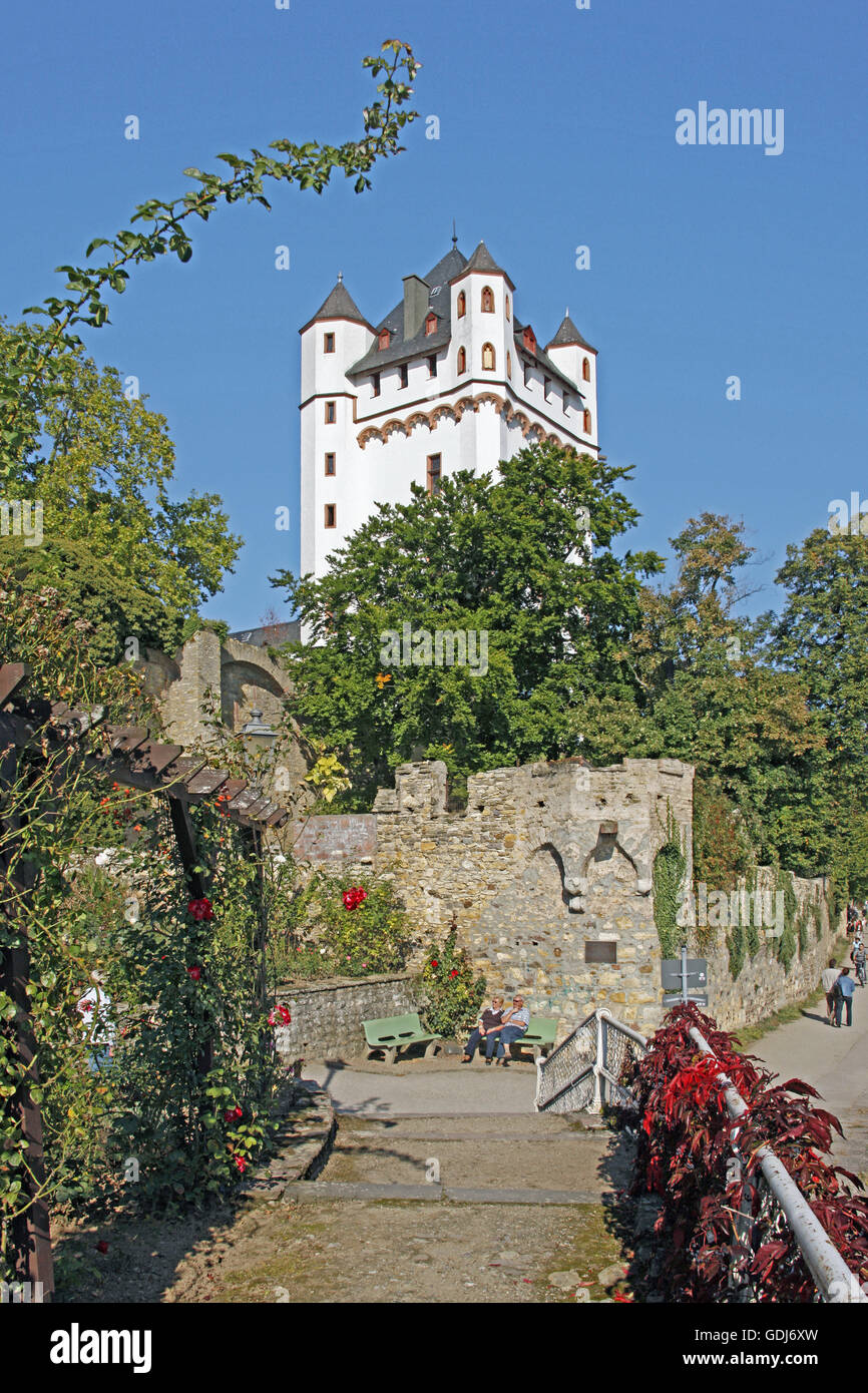 geography / travel, Germany, Hesse, Eltville on the Rhine, castles ...