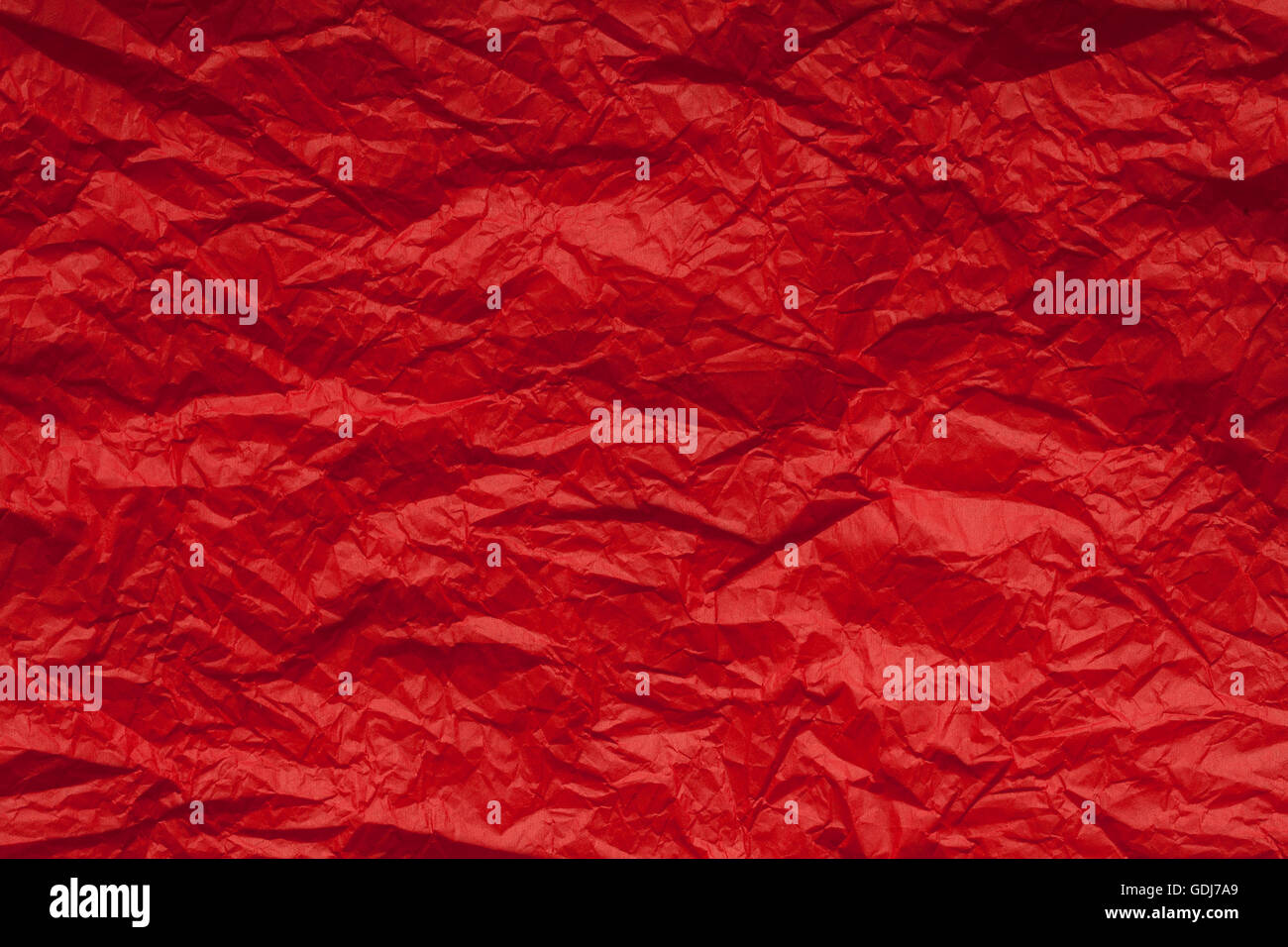 Crumpled red wrapping paper Stock Photo Alamy