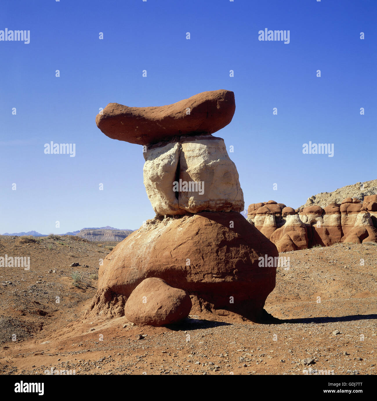 geography / travel, United States of America, Utah, 'Little Egypt', geological site, Additional-Rights-Clearance-Info-Not-Available Stock Photo