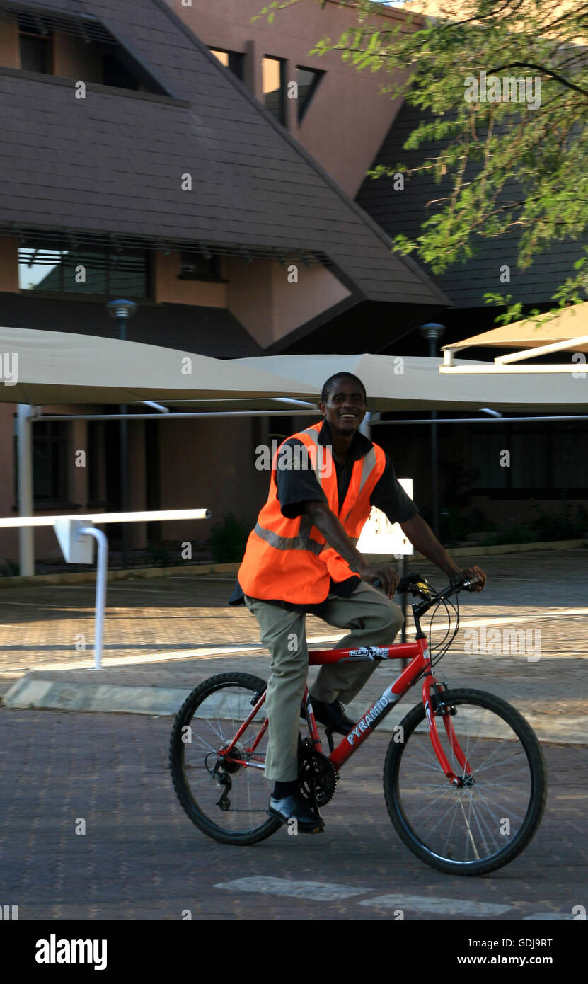 Security Guard, Gaborone, Botswana Stock Photo Alamy