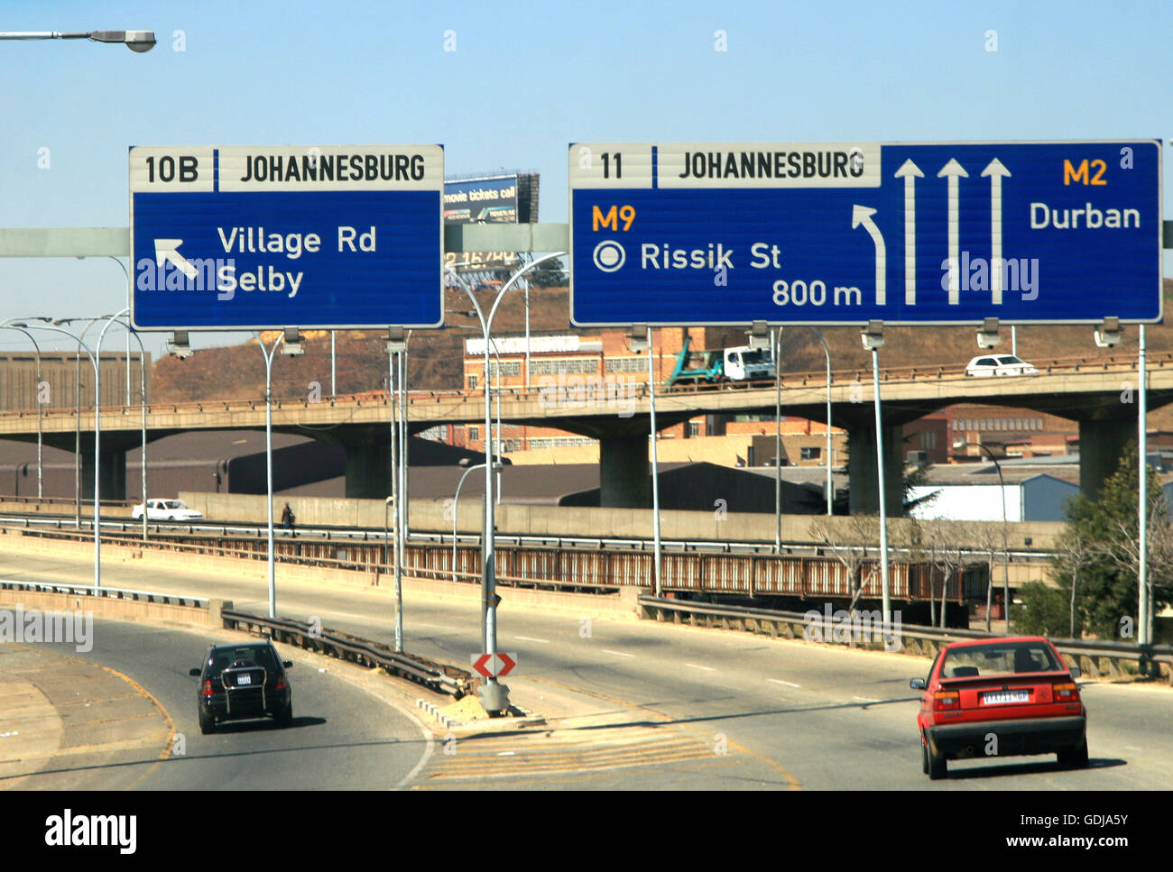M2 Traffic, Johannesburg, South Africa Stock Photo Alamy