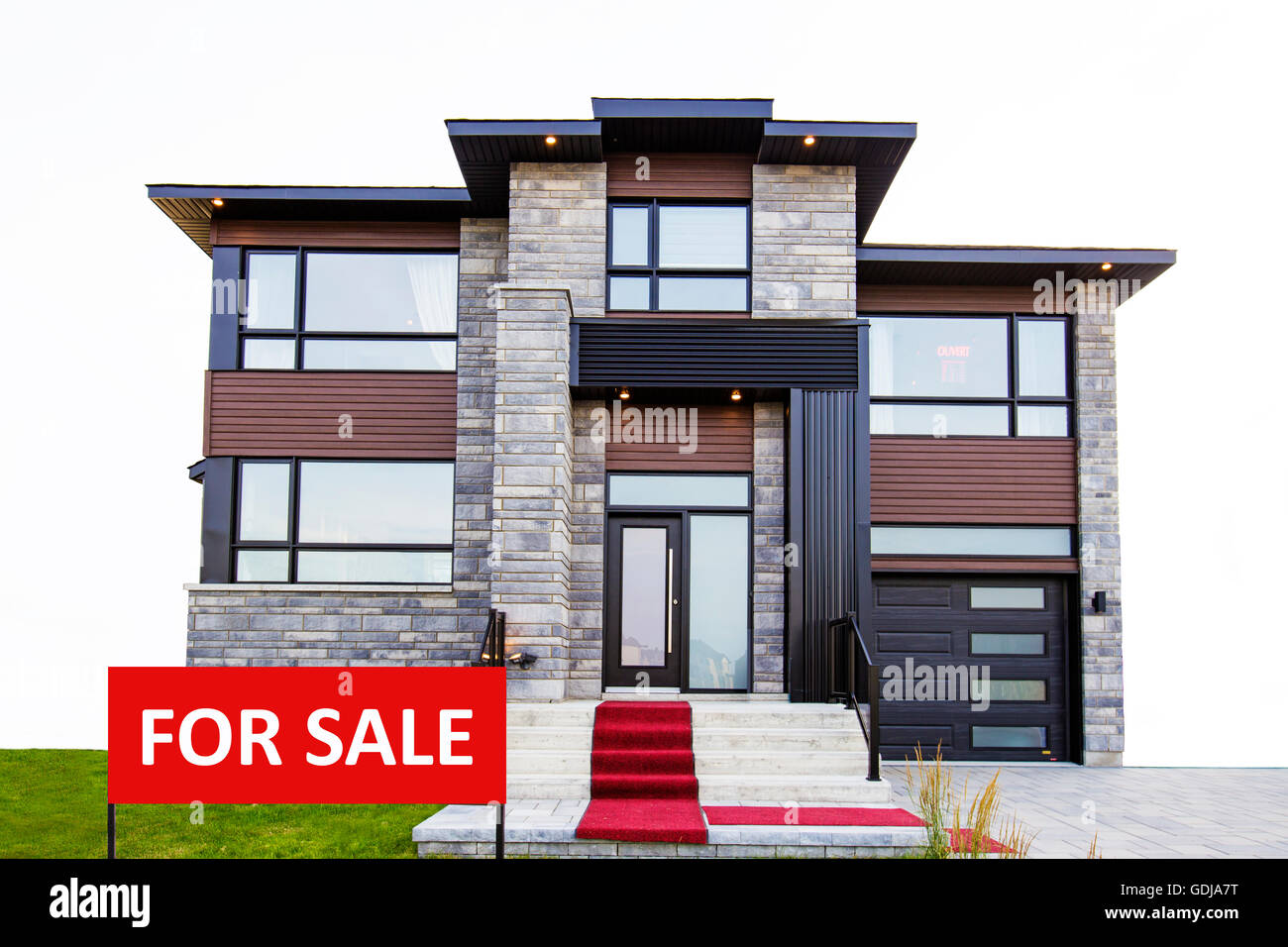 New luxury house in Canada for sale Stock Photo Alamy