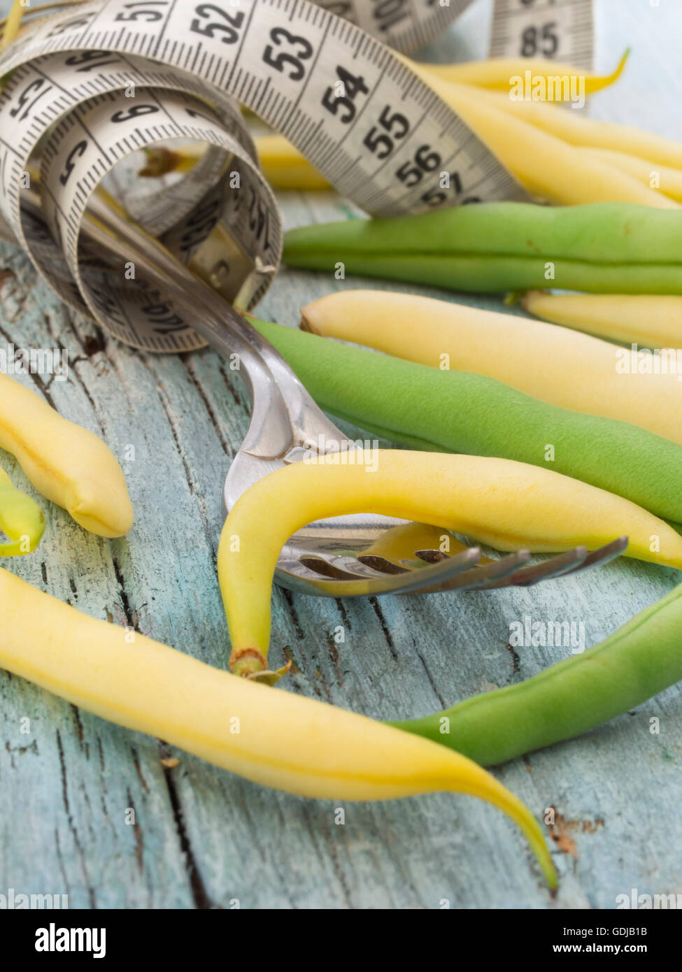 yellow and green beans Stock Photo Alamy