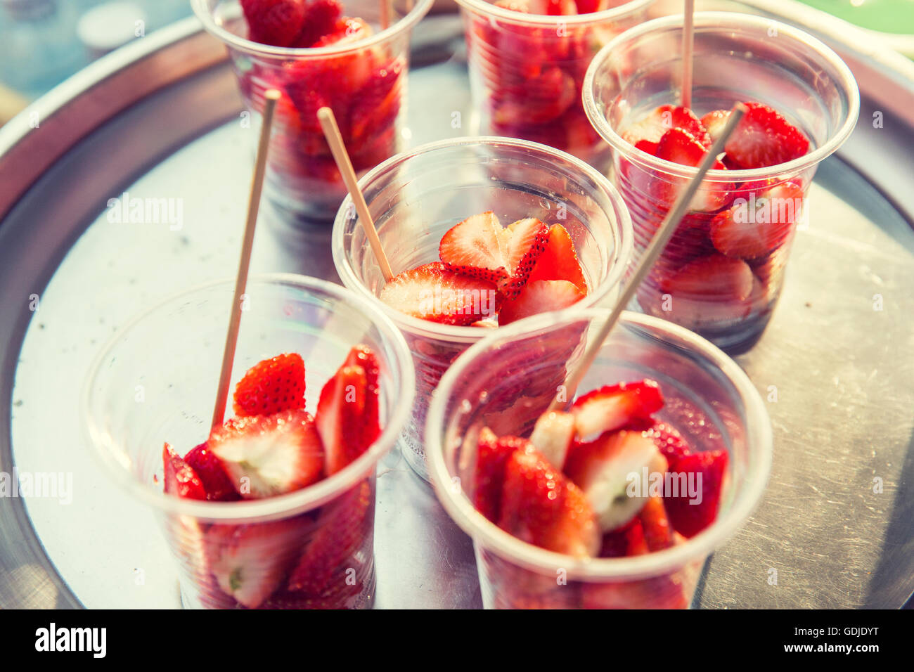 Plastic cup fruit salad fruits hires stock photography and images Alamy