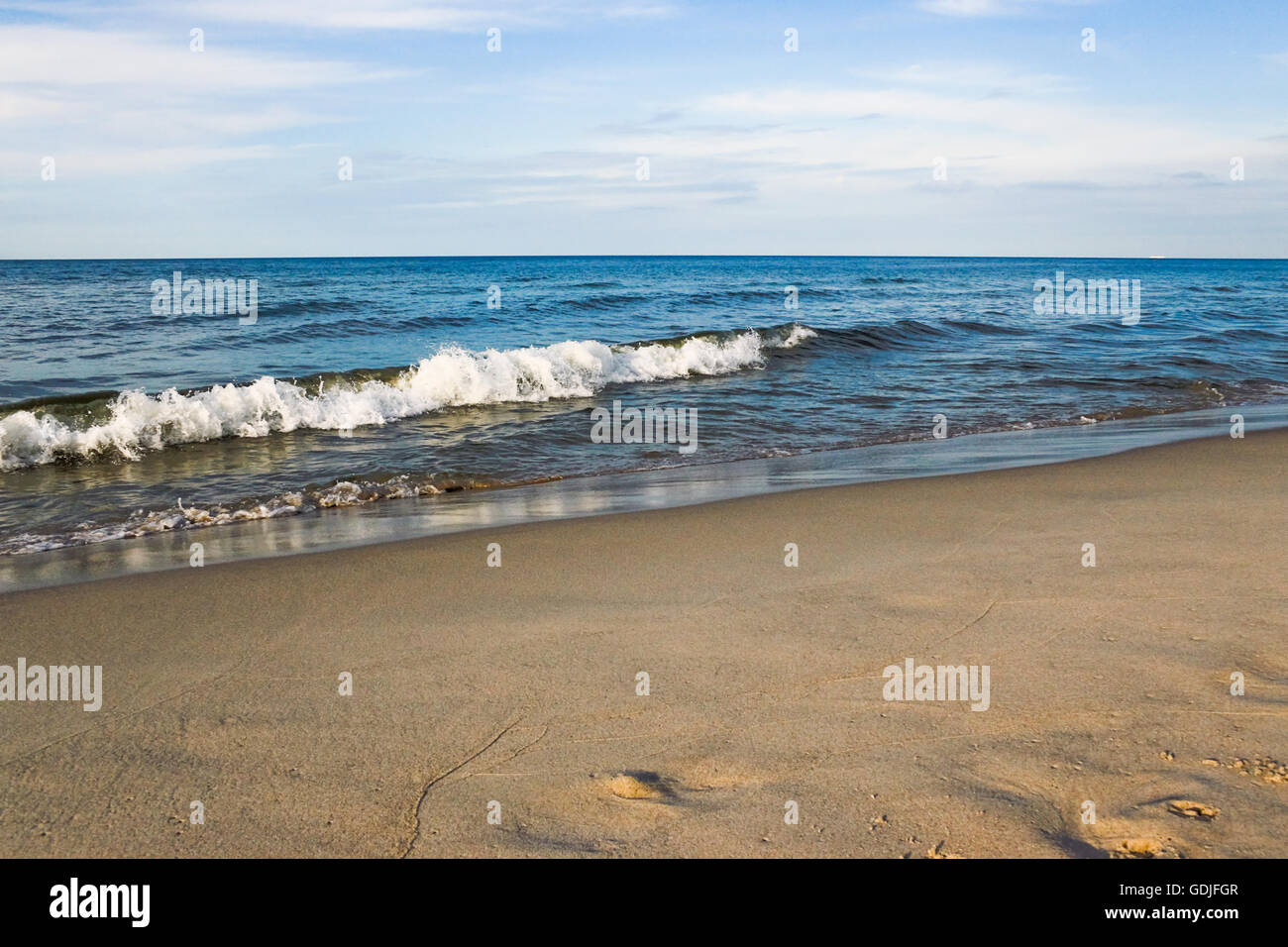 Sea beach and waves Stock Photo