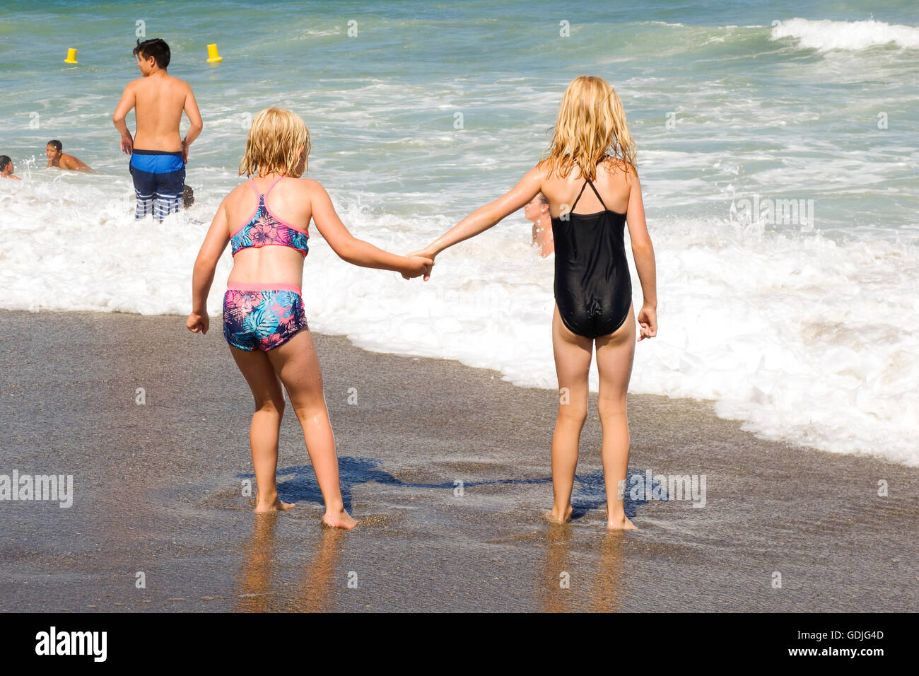 Bikini Beach Girls Spanish Stock Photos & Bikini Beach Girls ...