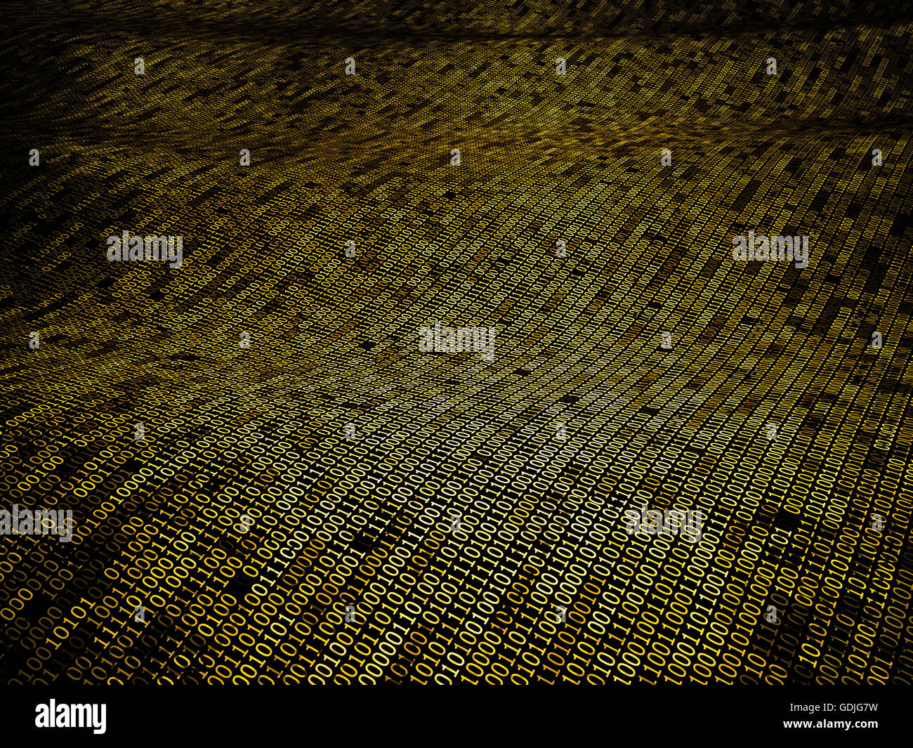 classic binary golden code 3d background Stock Photo - Alamy
