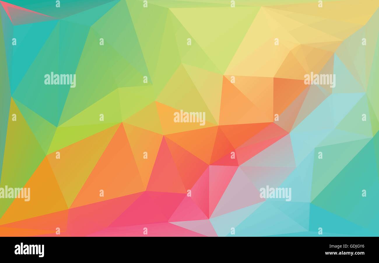 Colorful Abstract Low Poly Vector Background Stock Vector Image & Art ...