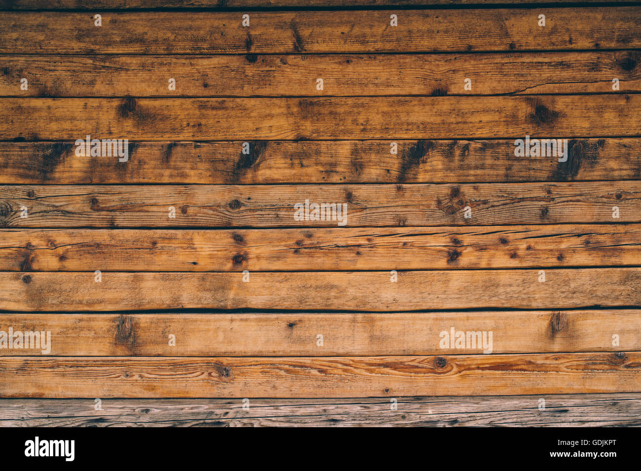 Rustic woden planks texture as natural background Stock Photo