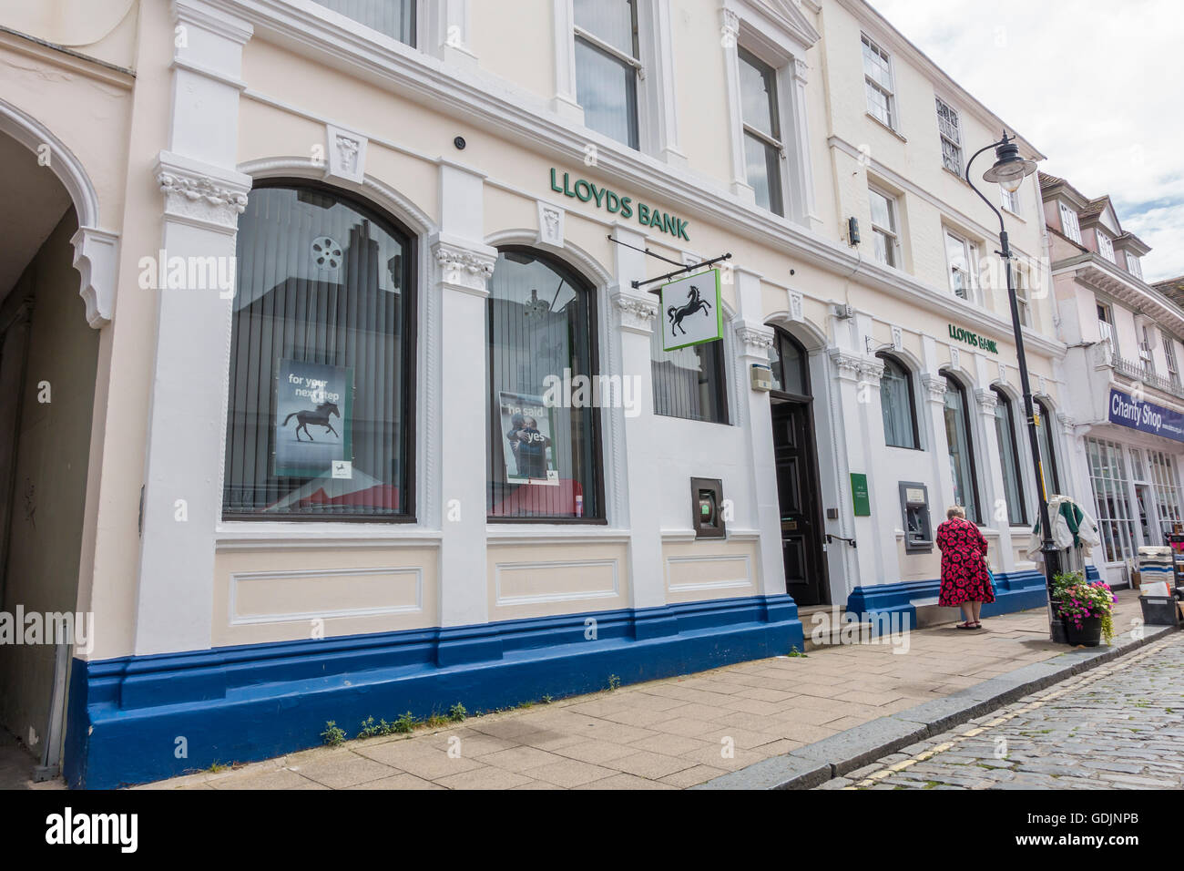 Lloyds Bank Faversham Branch Kent England UK Stock Photo