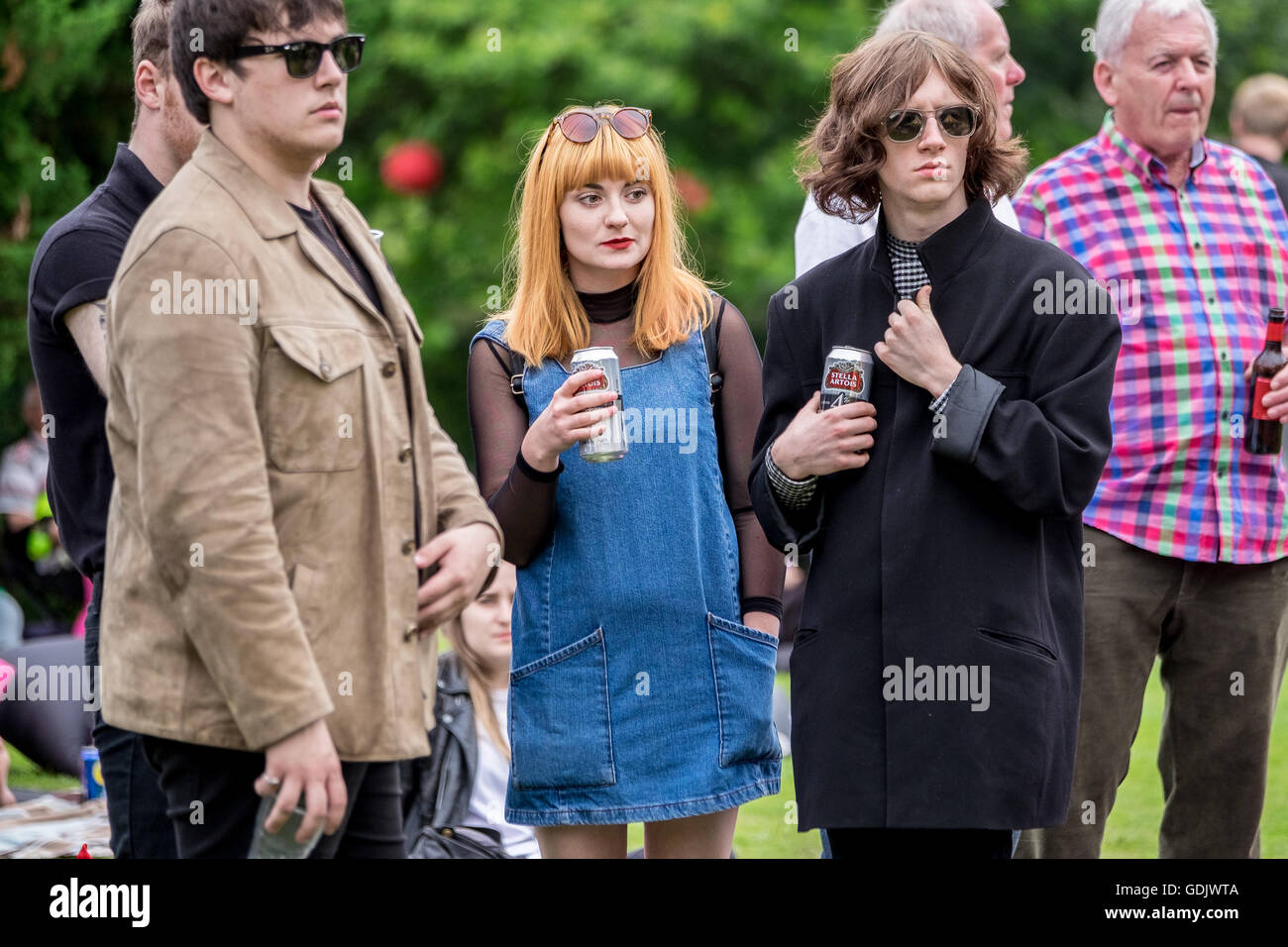 Hipsters, Liverpool International Music Festival 2015 Stock Photo