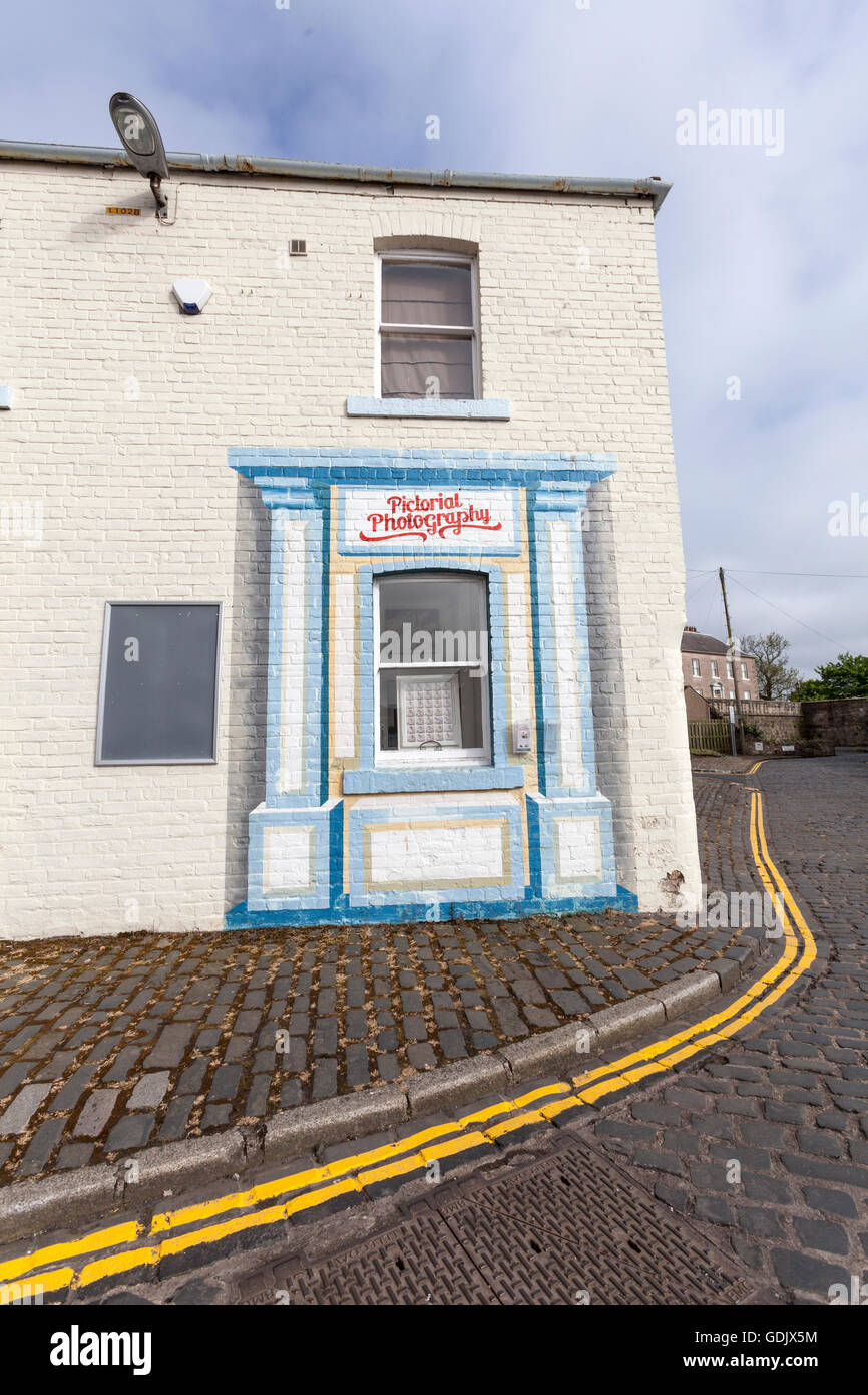 Pictorial photography shop in Quay Walls, Berwick-upon-Tweed, Northumberland, England, UK Stock Photo