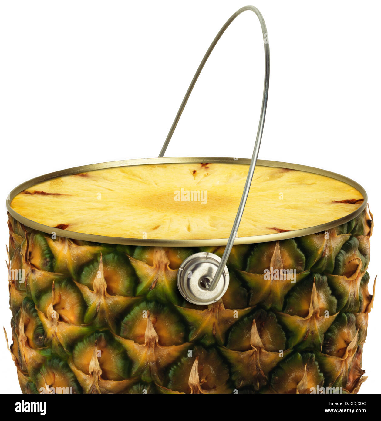 Natural Paint Colour, Pineapple Stock Photo - Alamy