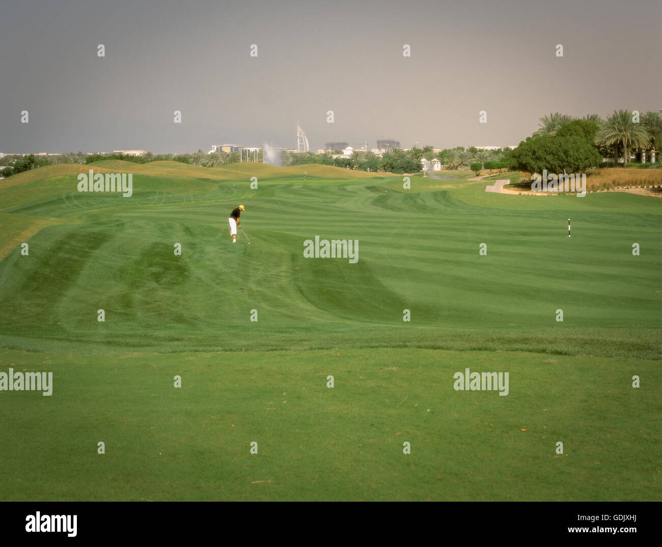 Montgomery Golf Course. Dubai, UAE Stock Photo Alamy