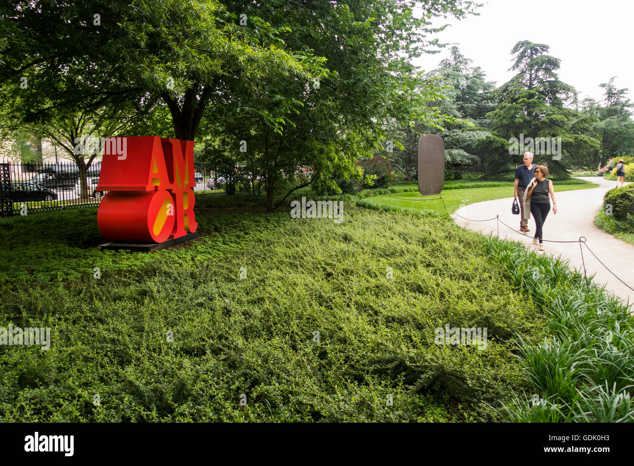 National Gallery of Art Sculpture Garden Washington DC Stock Photo Alamy