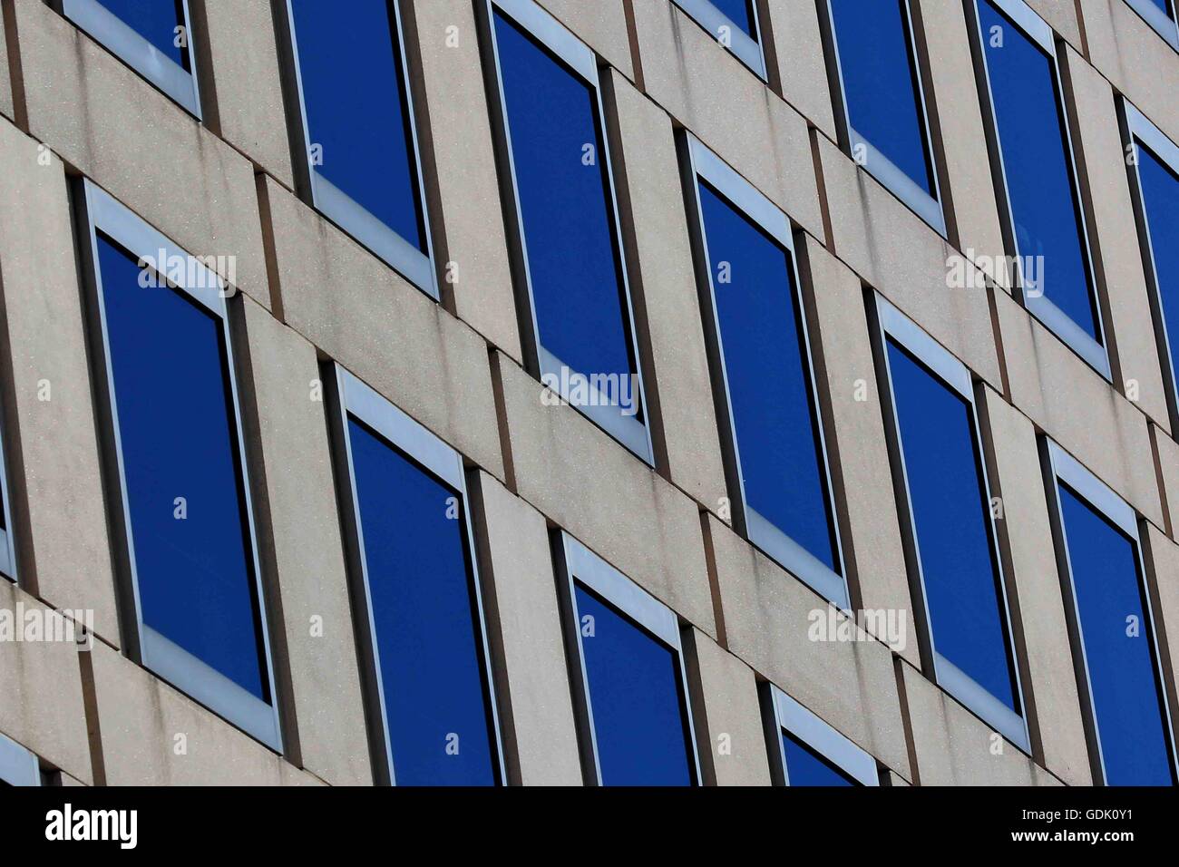 reflections in windows oakland california Brian McGuire Stock Photo