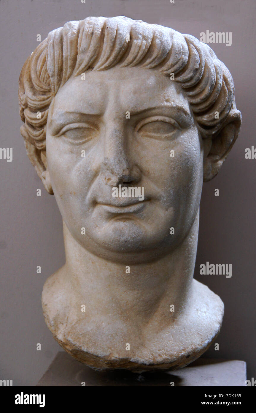 Emperor Trajan, Archeological Museum of Ephesus at Selcuk, Turkey ...