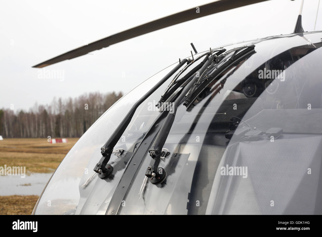 Helicopter windshield polish and glass coating