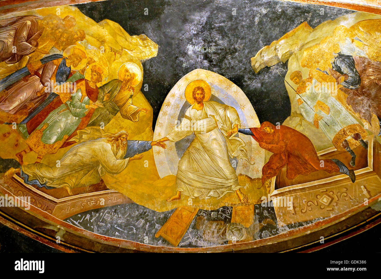 Anastasis, the Resurrection. Christ, who had just broken down the gates