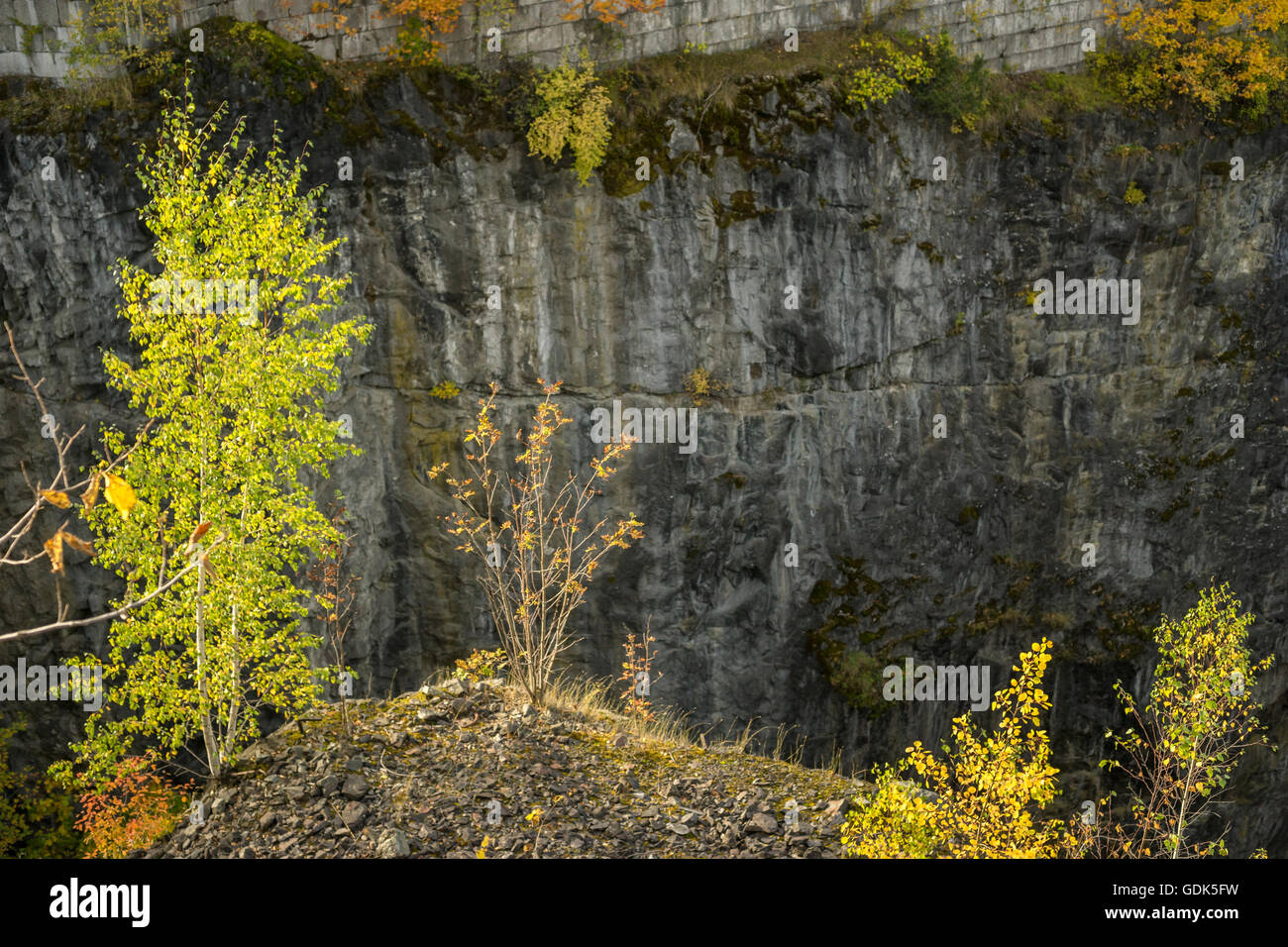 Detail of open pit in Dannemora, Sweden Stock Photo Alamy