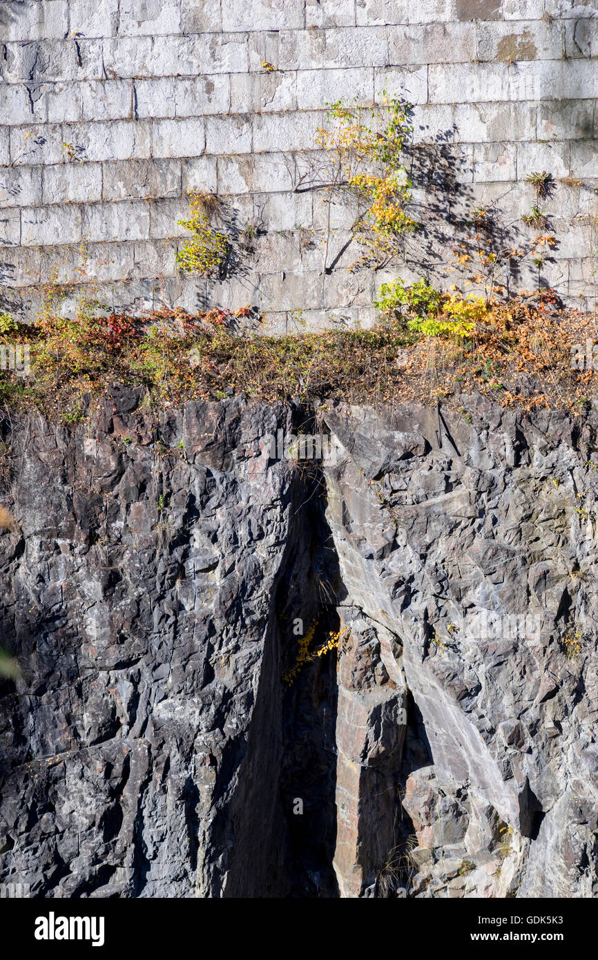 Detail of open pit in Dannemora, Sweden Stock Photo Alamy
