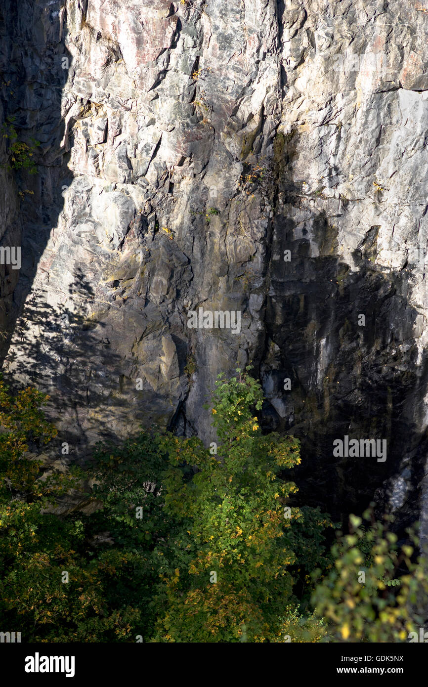 Detail of open pit in Dannemora, Sweden Stock Photo Alamy