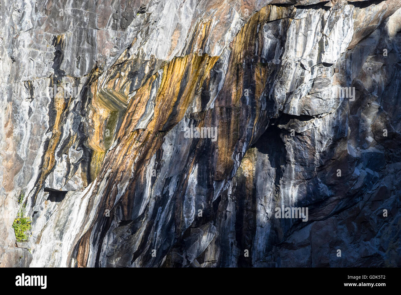 Detail of open pit in Dannemora, Sweden Stock Photo Alamy