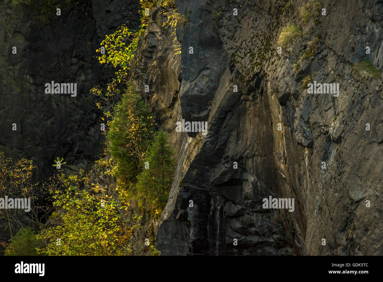 Detail of open pit in Dannemora, Sweden Stock Photo Alamy