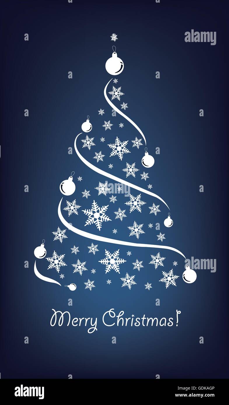 Abstract background christmas blue Stock Vector Images - Alamy