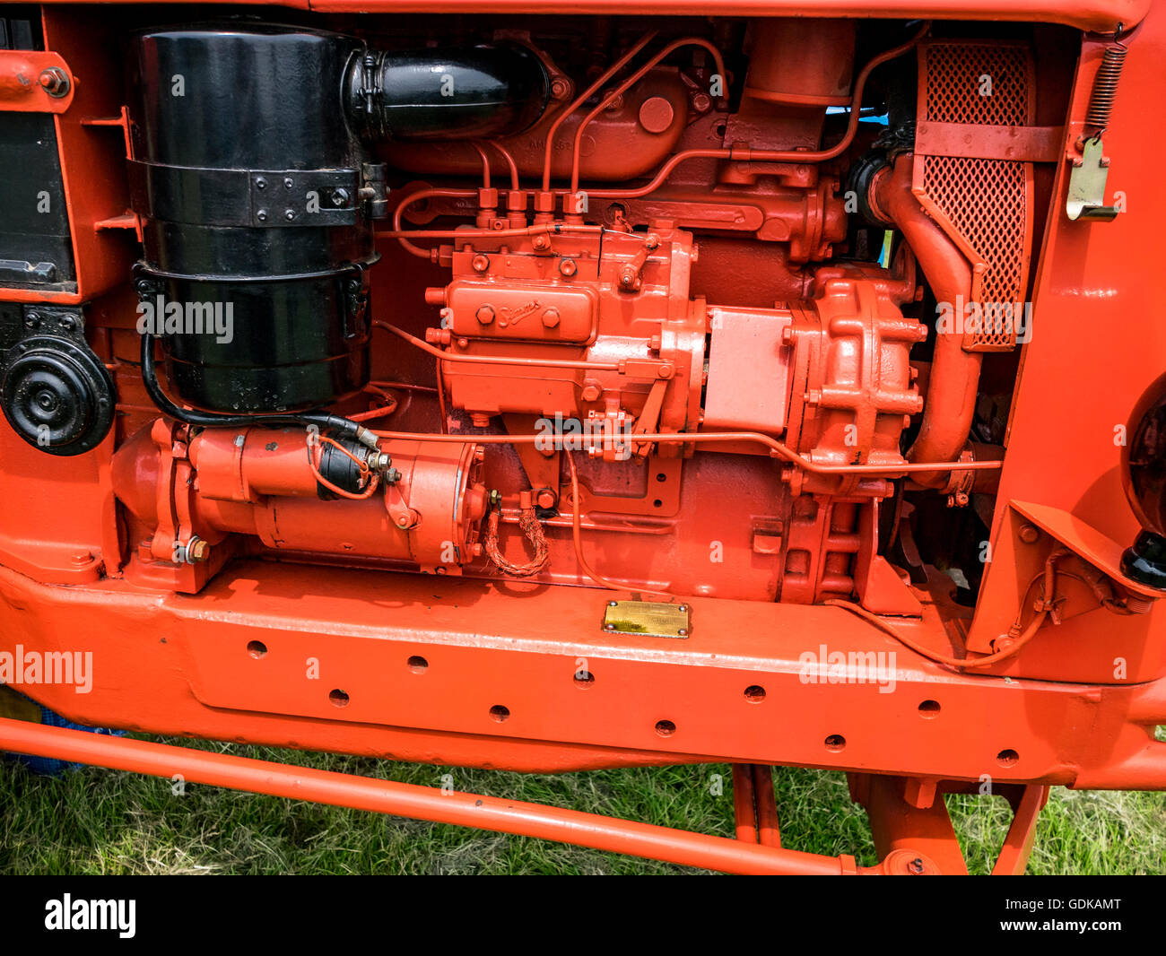 Nuffield 10/60 Tractor engine, at the Wrotham Classic Steam and