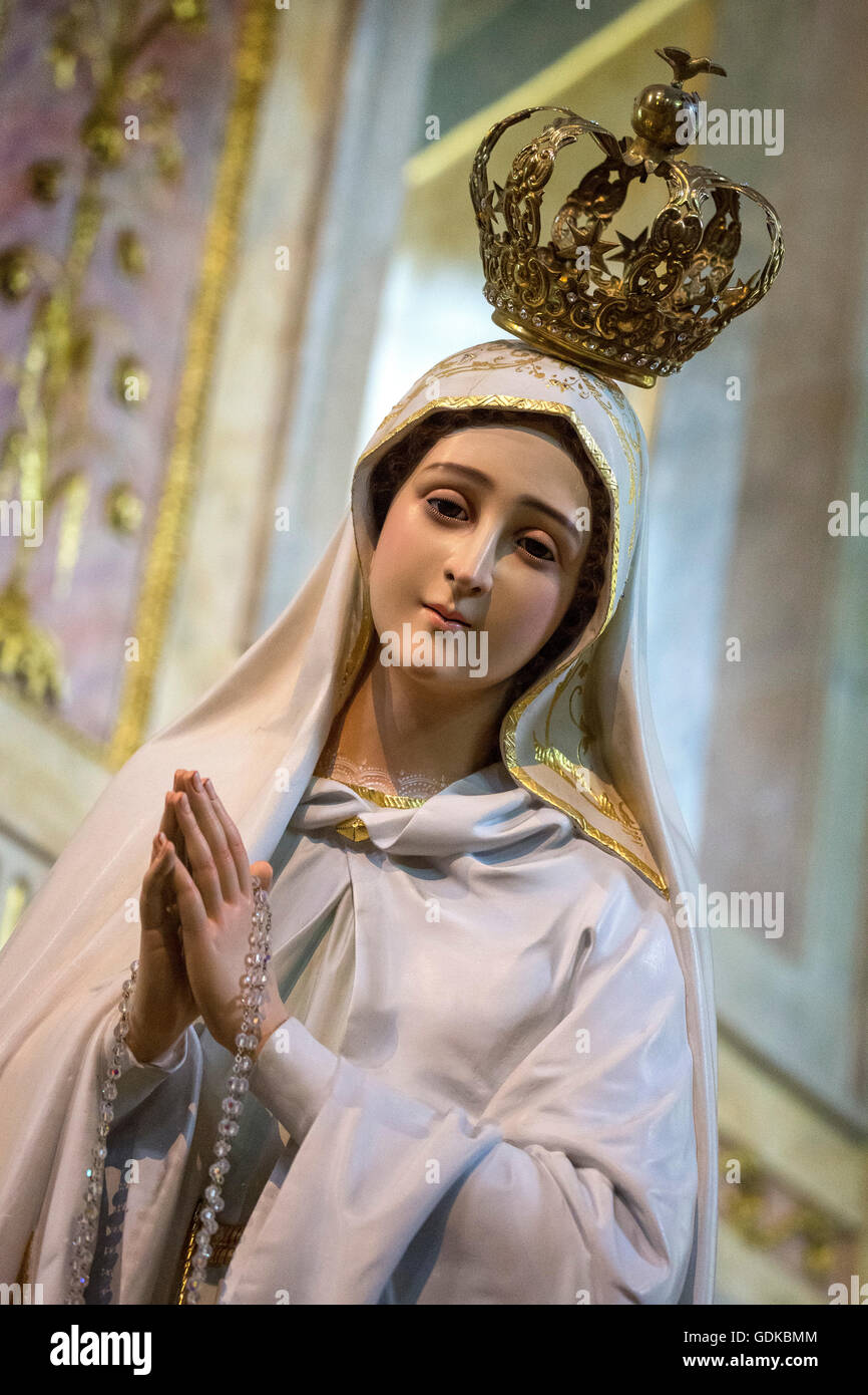 Virgin Mary statue, Bom Jesus do Monte, Sanctuary of Braga, Braga, Braga  District, Portugal, Europe, travel, travel photography Stock Photo - Alamy